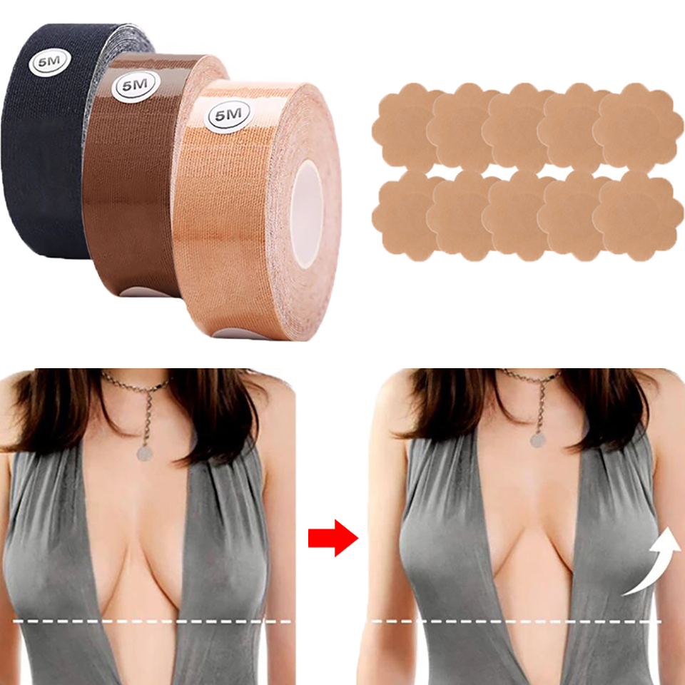 Backless Bra Sticky - Invisible Breast Lift Tape Silicone Sticky