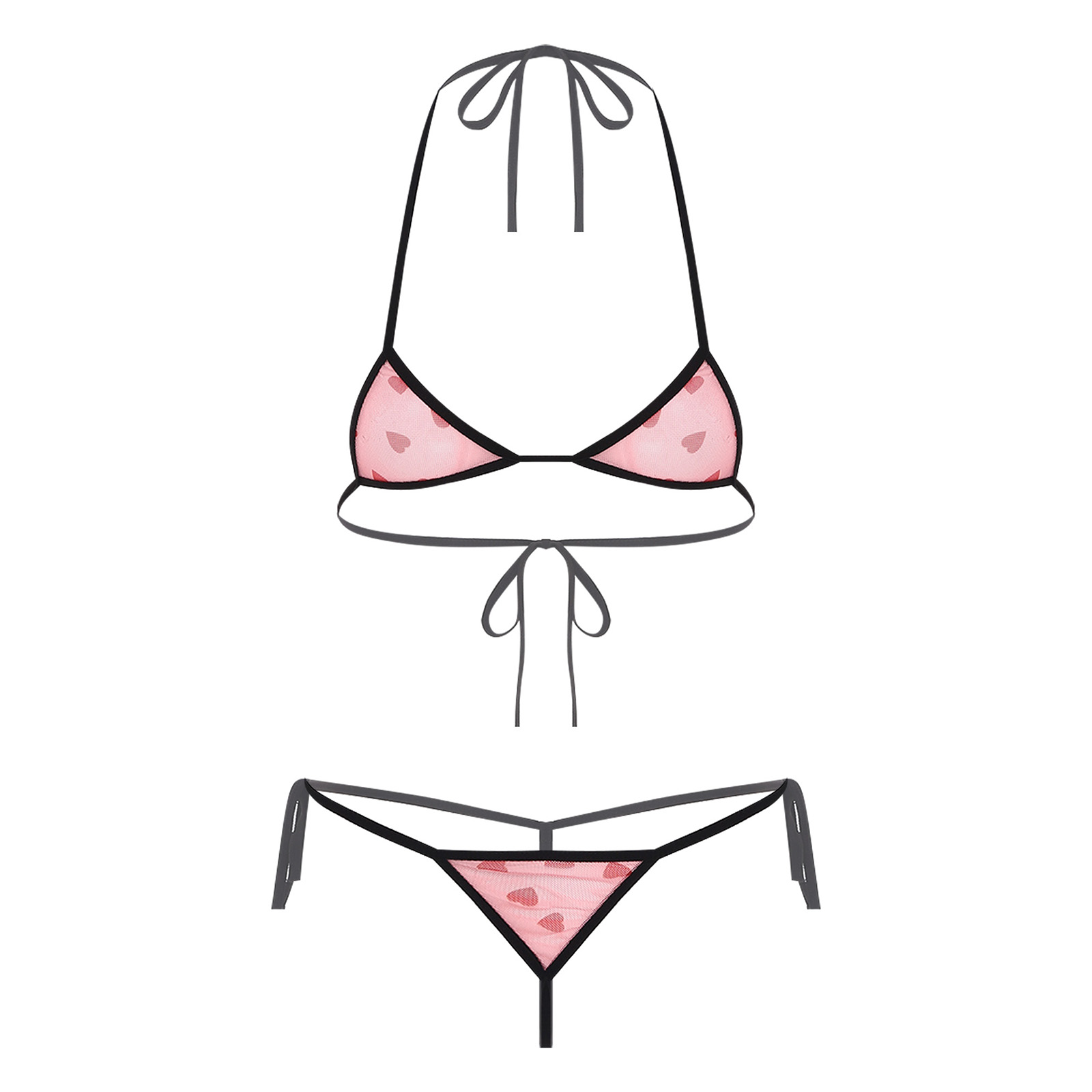 Womens Micro Mini Bikini Linge - Sheer Bra Lace review and price