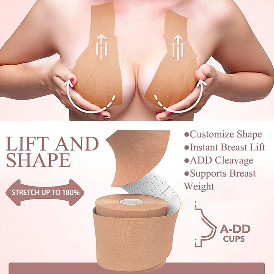 Invisible Breast Lift Tape Sil - Backless Bra Sticky review and price