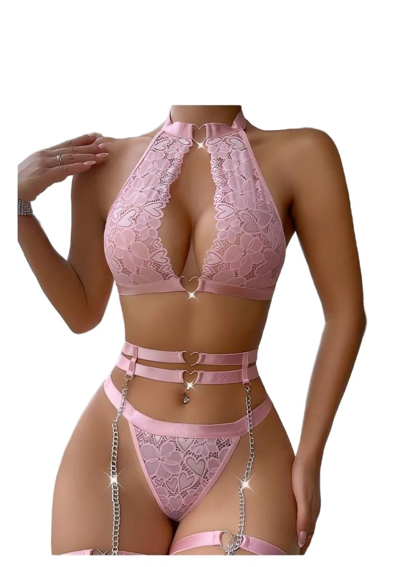 Sexy Lingerie Set Push Up Lace - Lace Bralette Set review and price