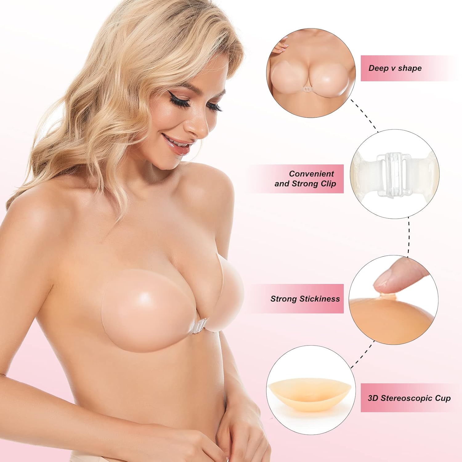 Sticky Bra Push Up Adhesive Br - Strapless Bra Adhesive review and price