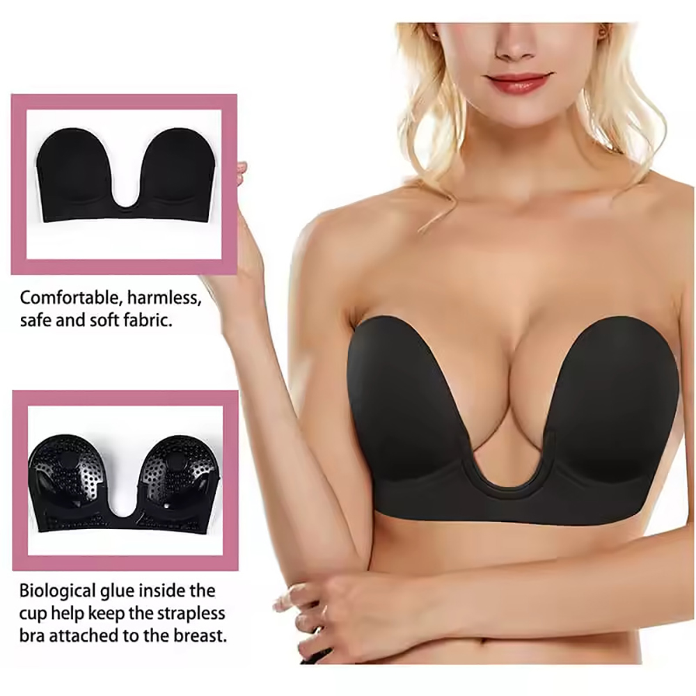 Invisible Push Up Bra Straples - Backless Bra Sticky review and price