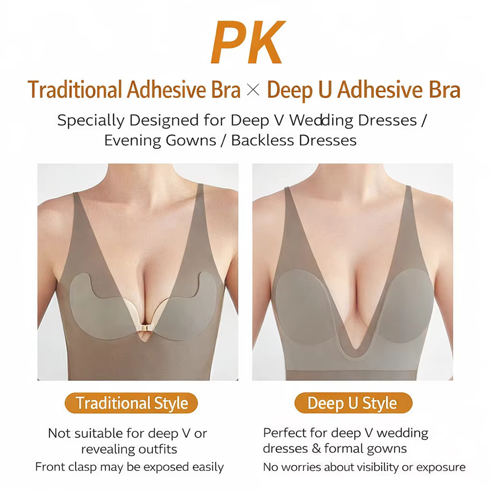 Invisible Push Up Bra Straples - Backless Bra Sticky review and price