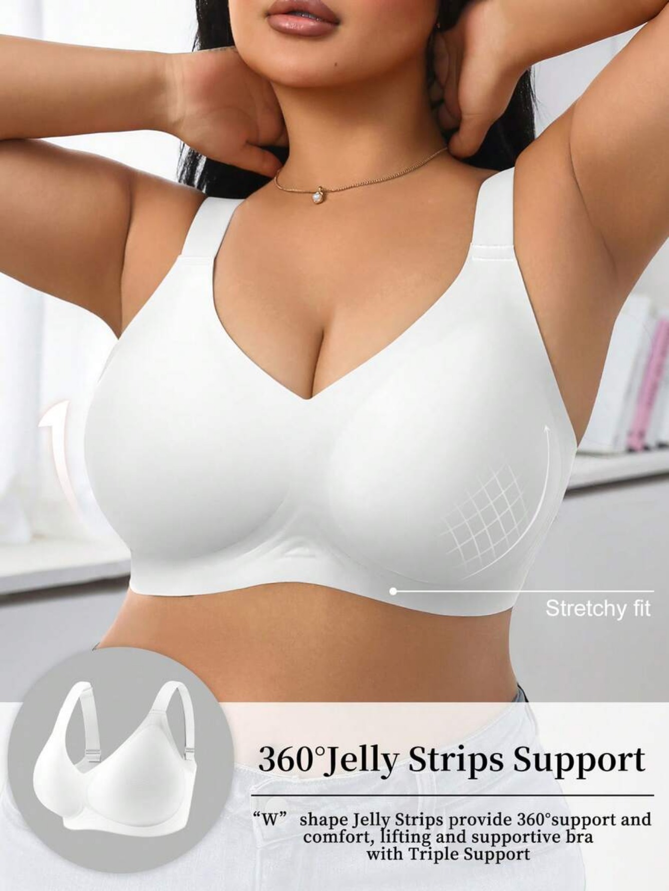 Women's High Support Sports Br - Wirefree Bra Comfort review and price