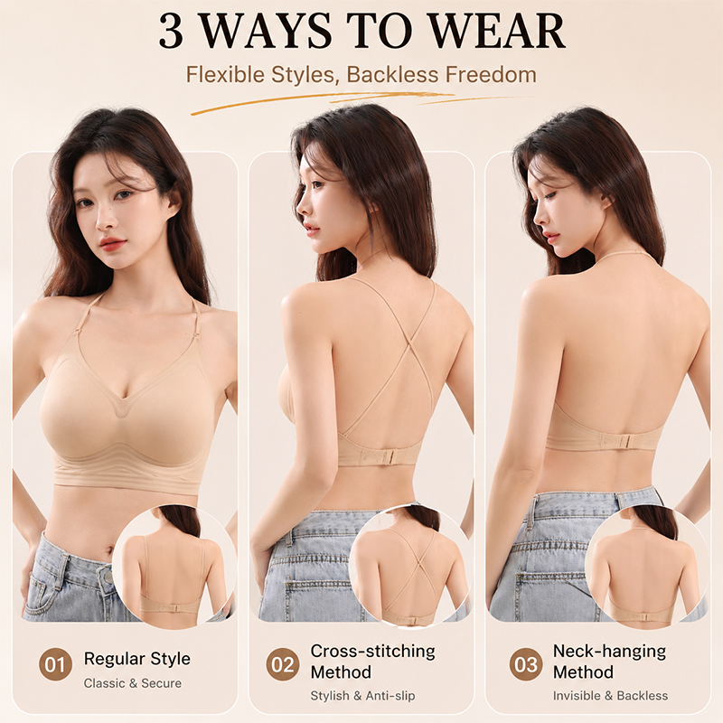 FINETOO Seamless Wave Support  - Sleep Bra Bralette review and price