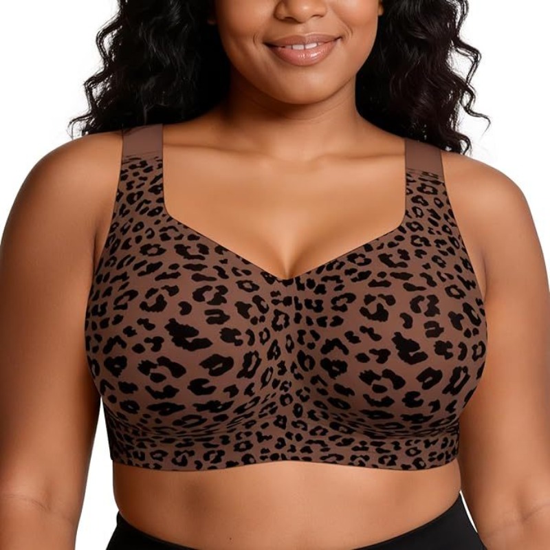 Leopard Jelly Bras No Underwir - Underwire Bra Padded review and price