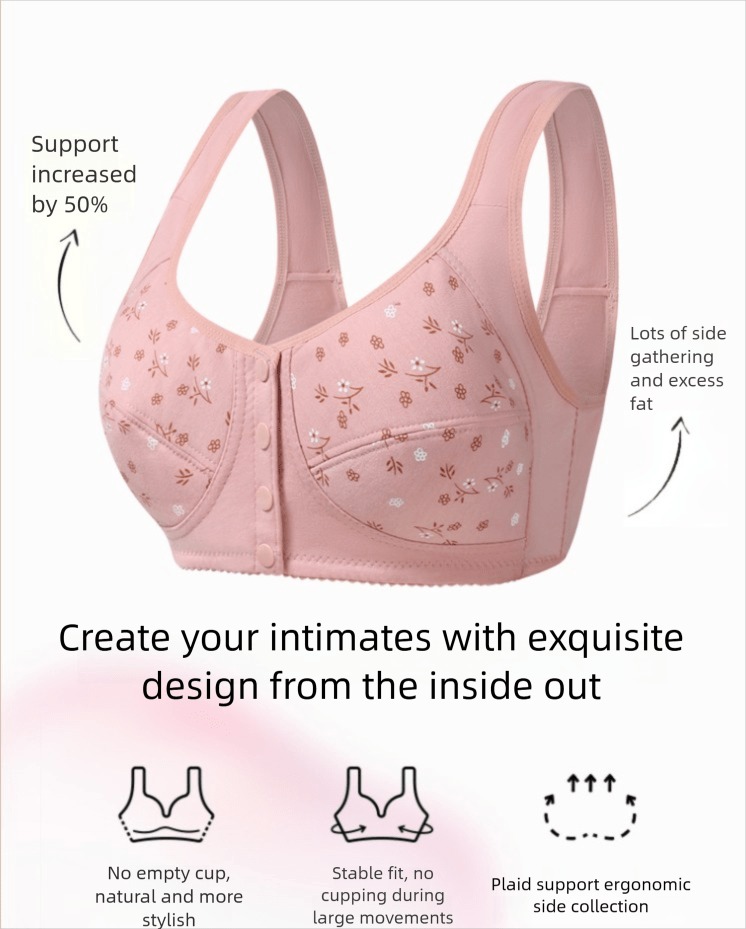 7pcs Elegant Lace Push Up Seam - Underwire Bra Padded review and price