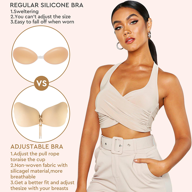 1/2 Pairs Women Summer Backles - Backless Bra Sticky review and price