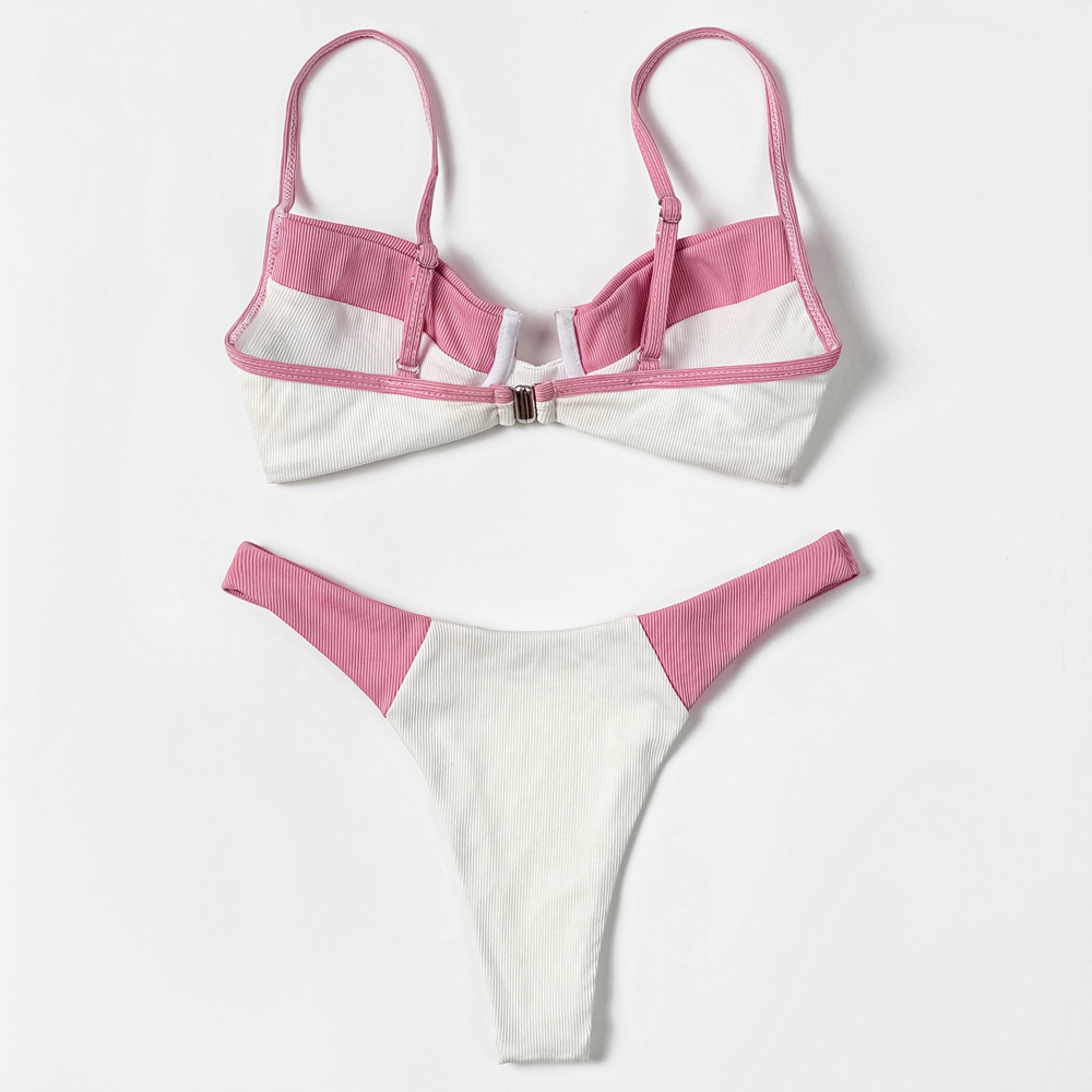 ZTVitality Ribbed Splicing Sex - Underwire Bra Padded review and price