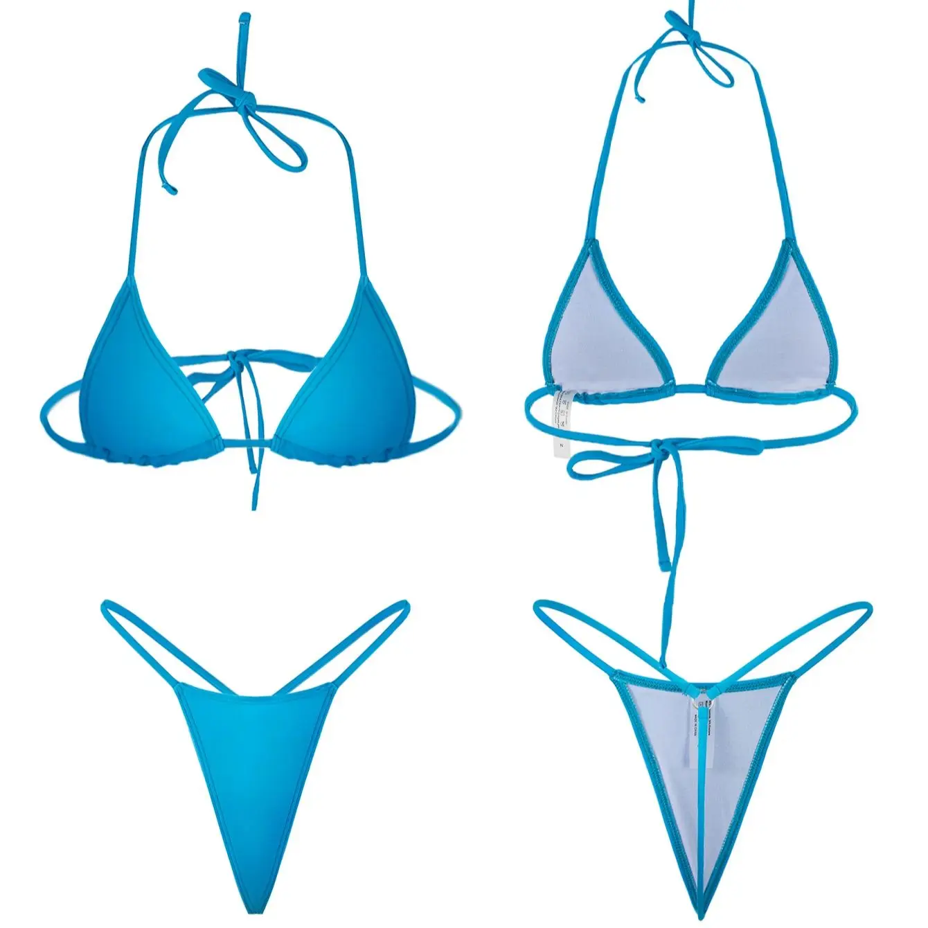 Sexy Female Swimming Suit Tie  - Underwire Bra Padded review and price