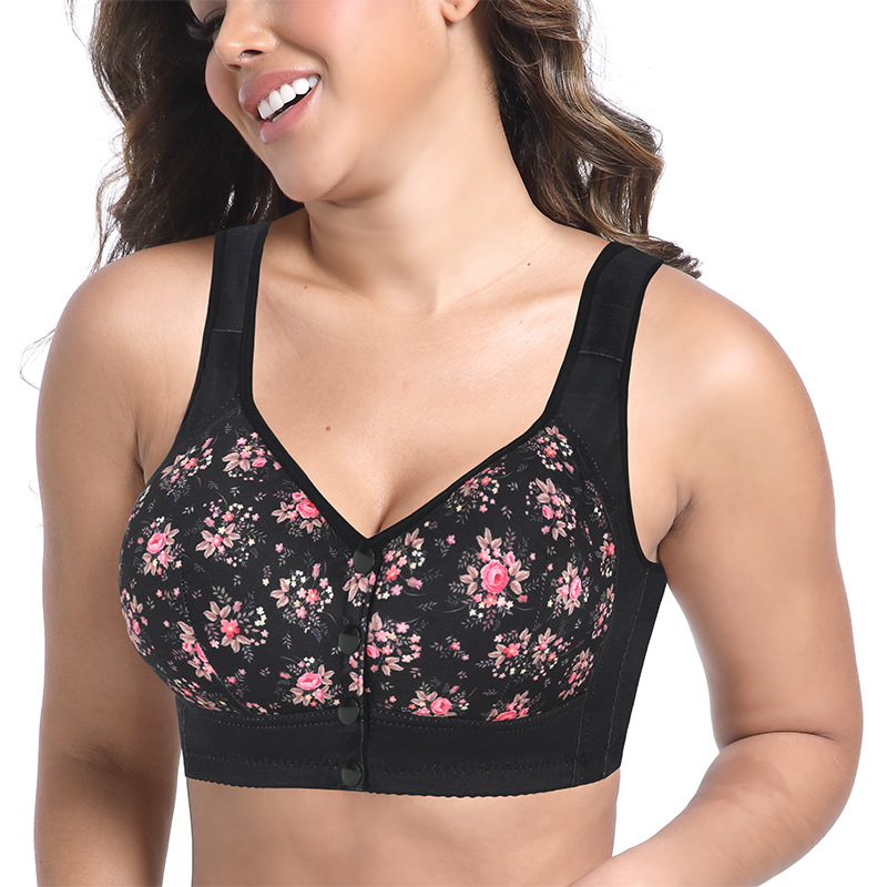 Elegant Wireless Printed Front - Wirefree Bra Comfort review and price
