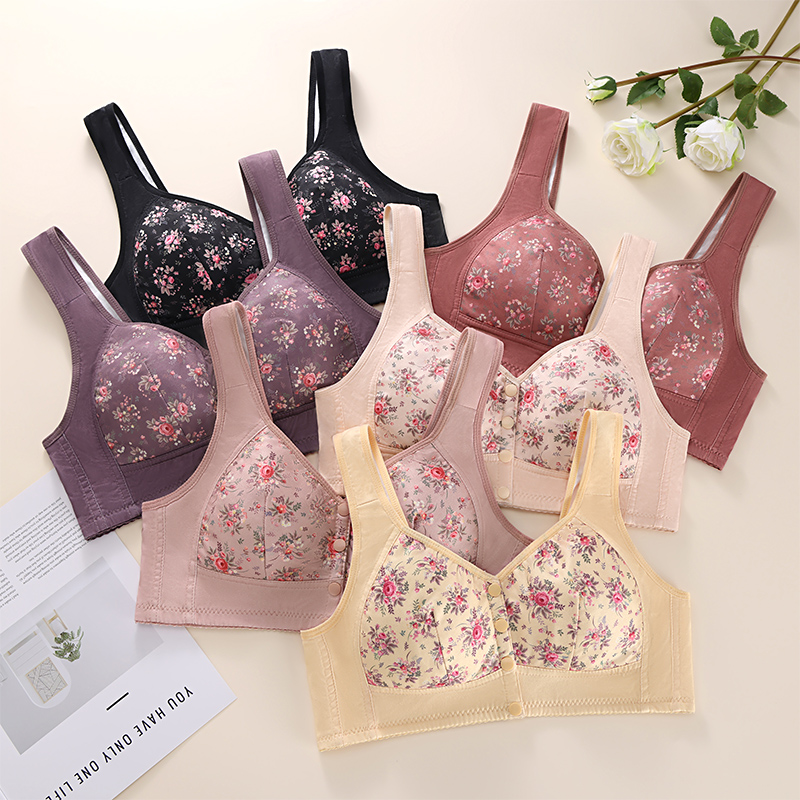 Elegant Wireless Printed Front - Wirefree Bra Comfort review and price