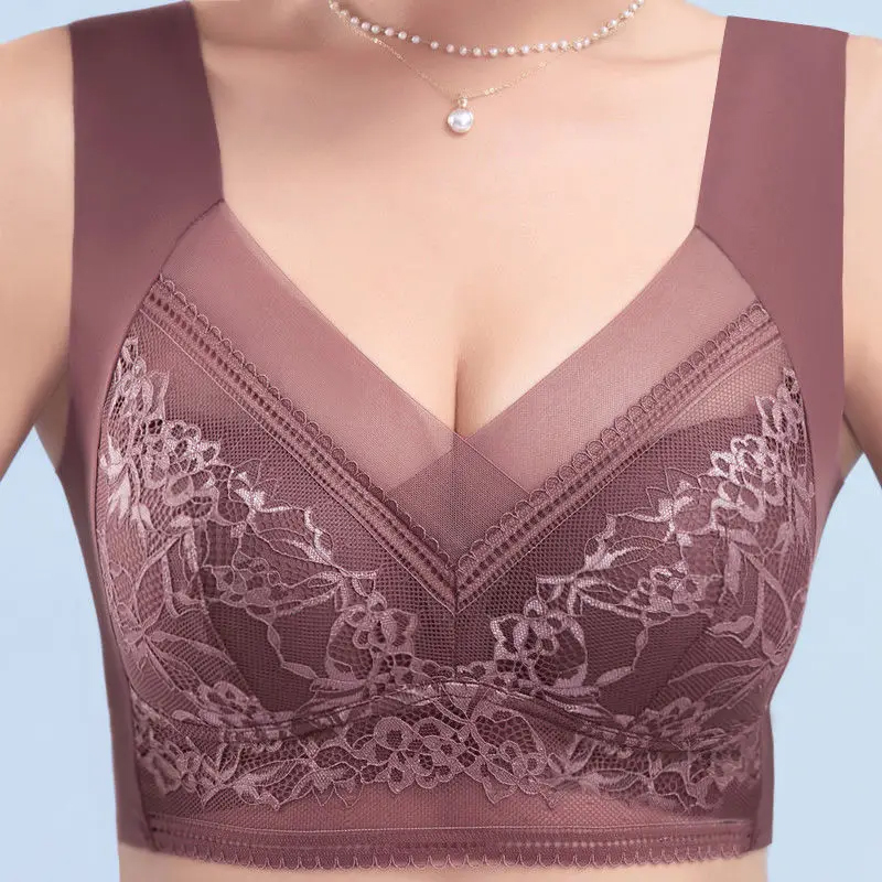 L-6L Women Large Bra Push Up I - Sheer Bra Lace review and price