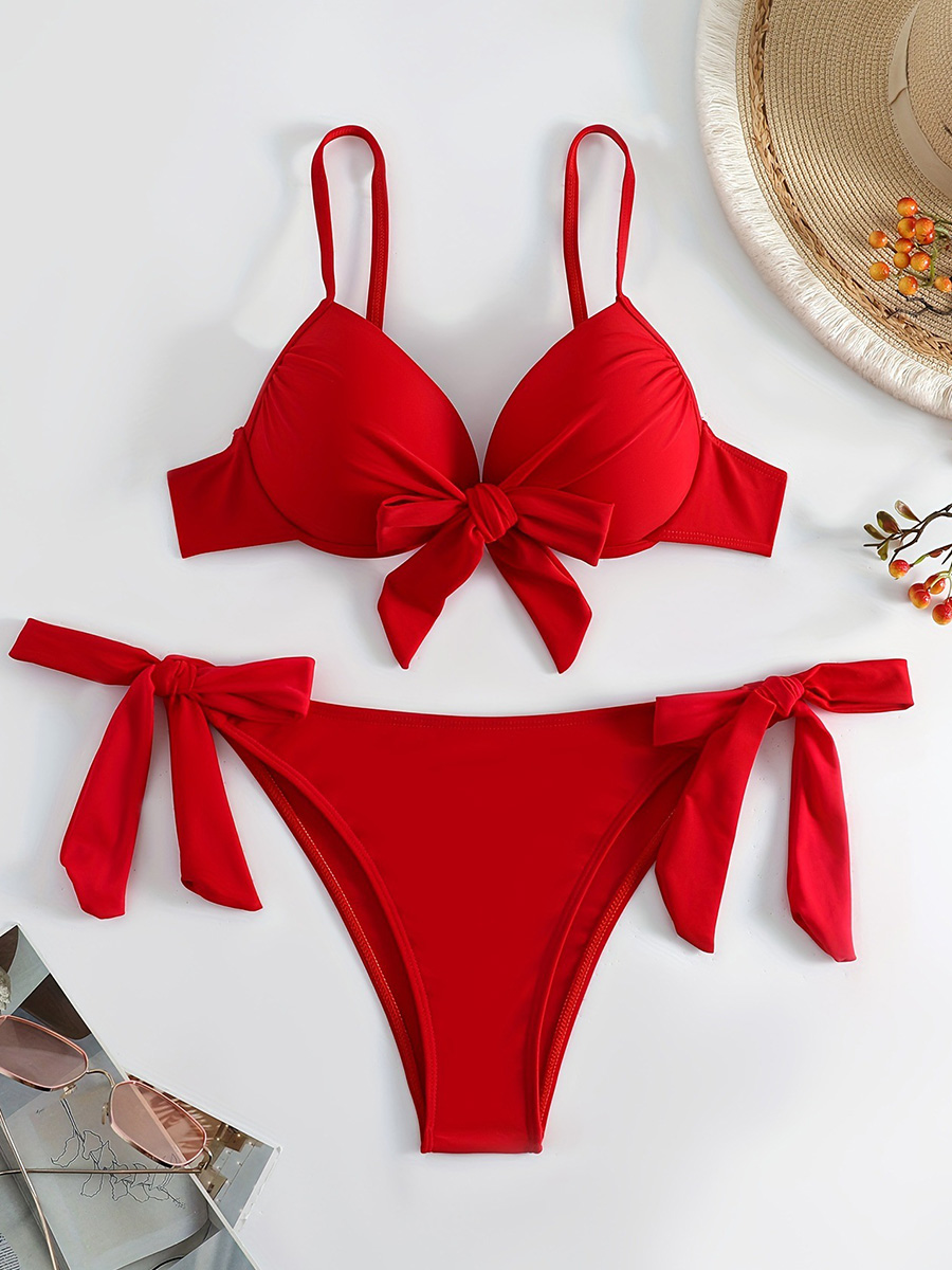 Sexy Knotted Underwired Bra Cu - Underwire Bra Padded review and price