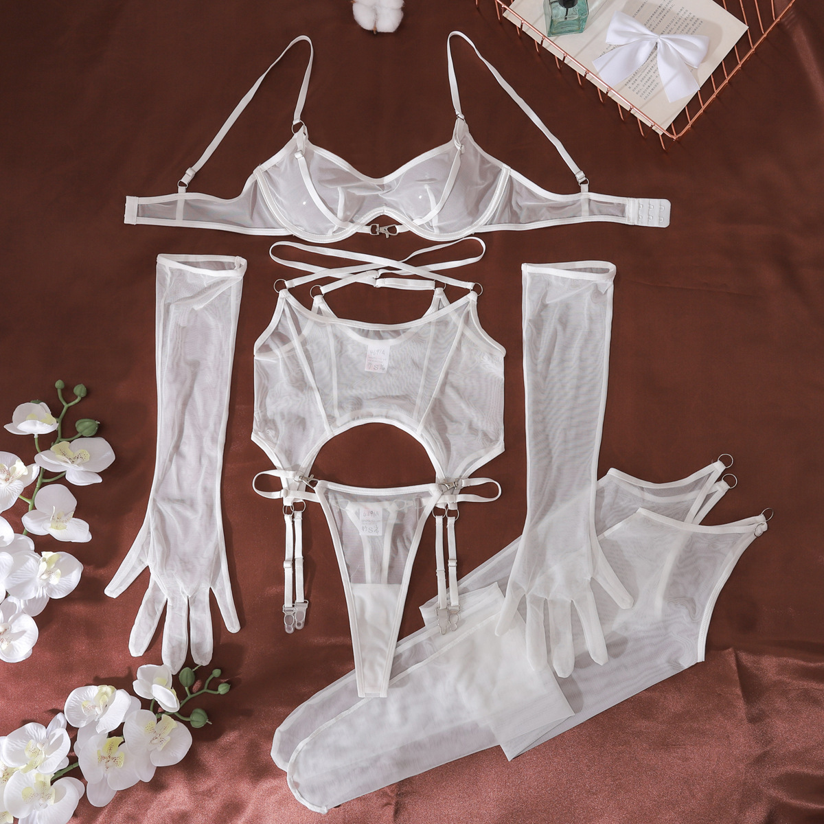 Sexy Mesh Breathable Lingerie  - Sheer Mesh Bra review and price