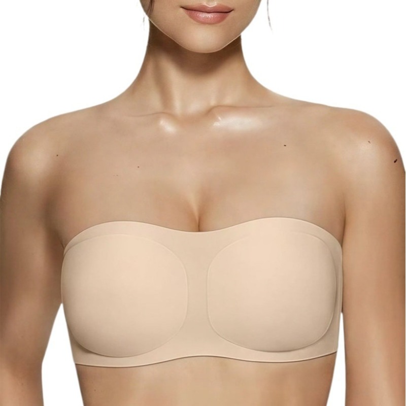 Women's Strapless Bra with Pus - Wirefree Bra Comfort review and price