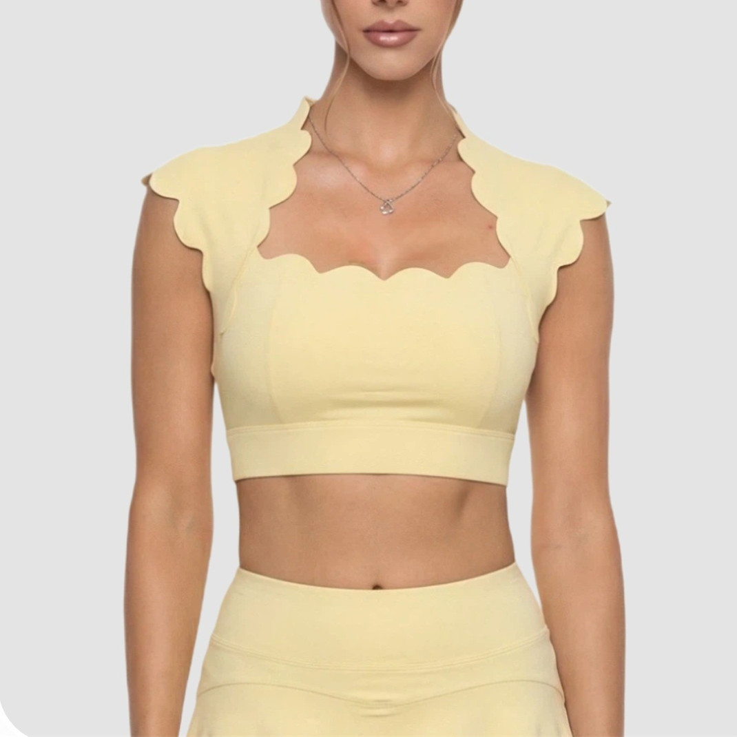 Pad Wavy Women Sports Vest Yog - Sports Bra Racerback review and price