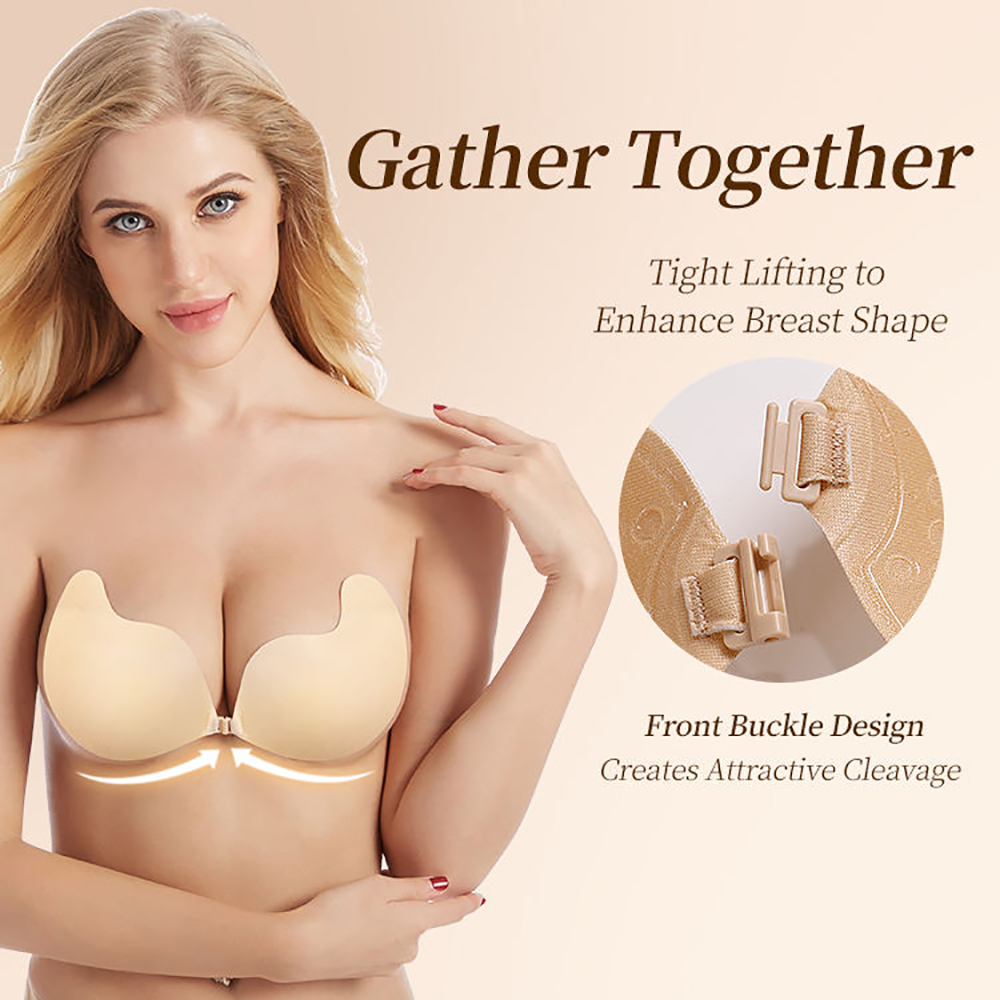Women's Bras Invisible Push Up - Backless Bra Sticky review and price