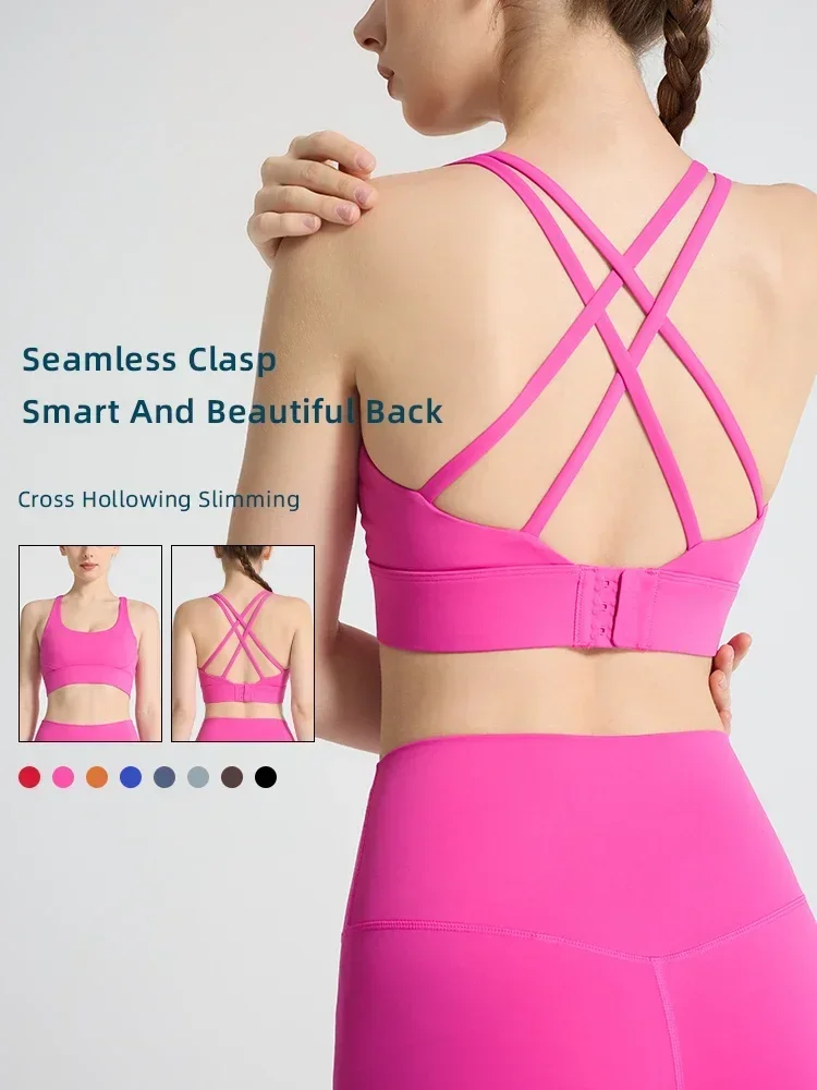 Solid Color Women's Sports Bra - Sports Bra Racerback review and price