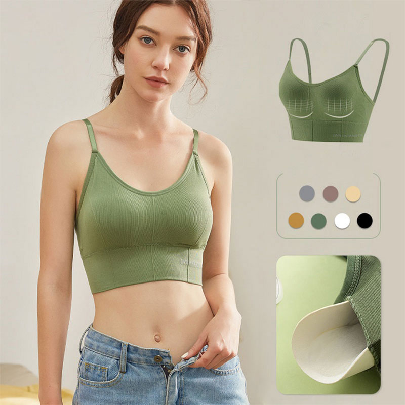 1PCS Adjustable Sports Bra wit - T Shirt Bra Seamless review and price