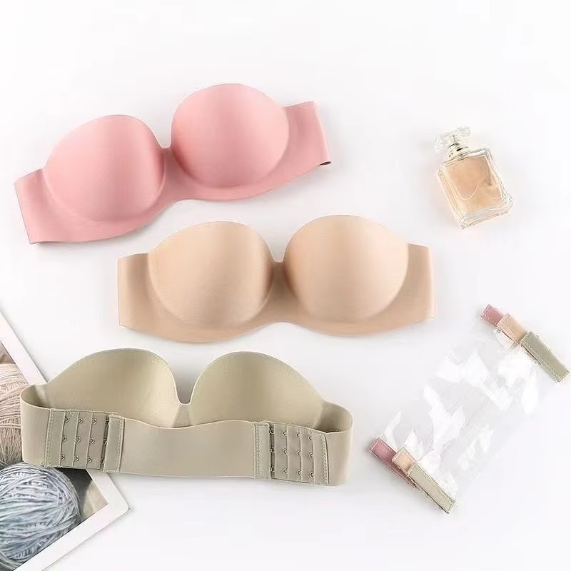 Women's Sexy Strapless Push-Up - Cotton Bra Everyday review and price