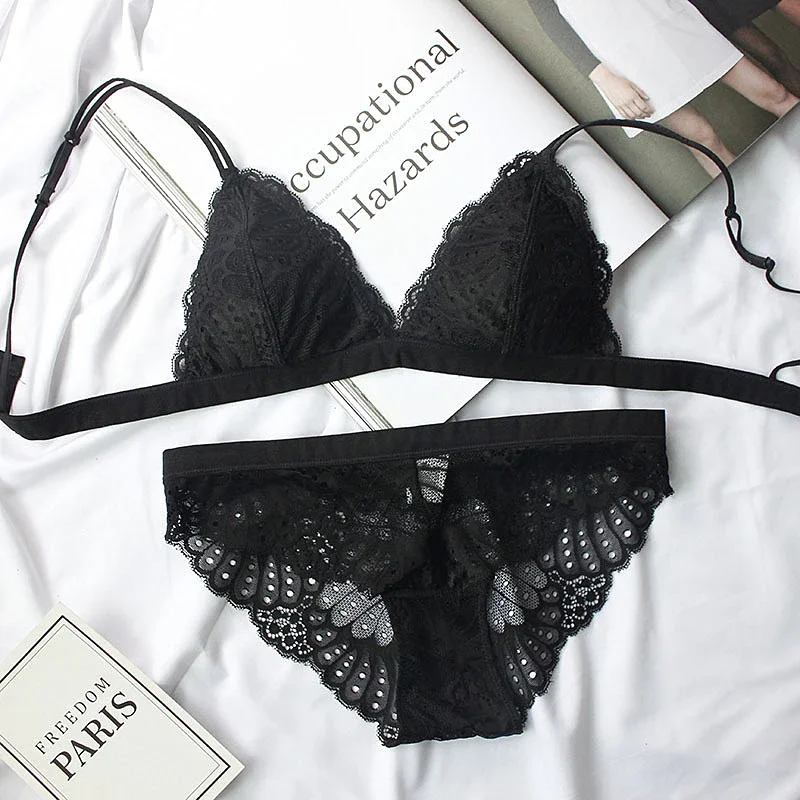 KUCLUTfull lace triangle cup s - Sleep Bra Bralette review and price